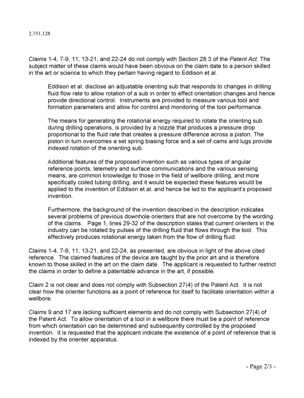 Document de brevet canadien 2351128. Poursuite-Amendment 20040517. Image 2 de 3