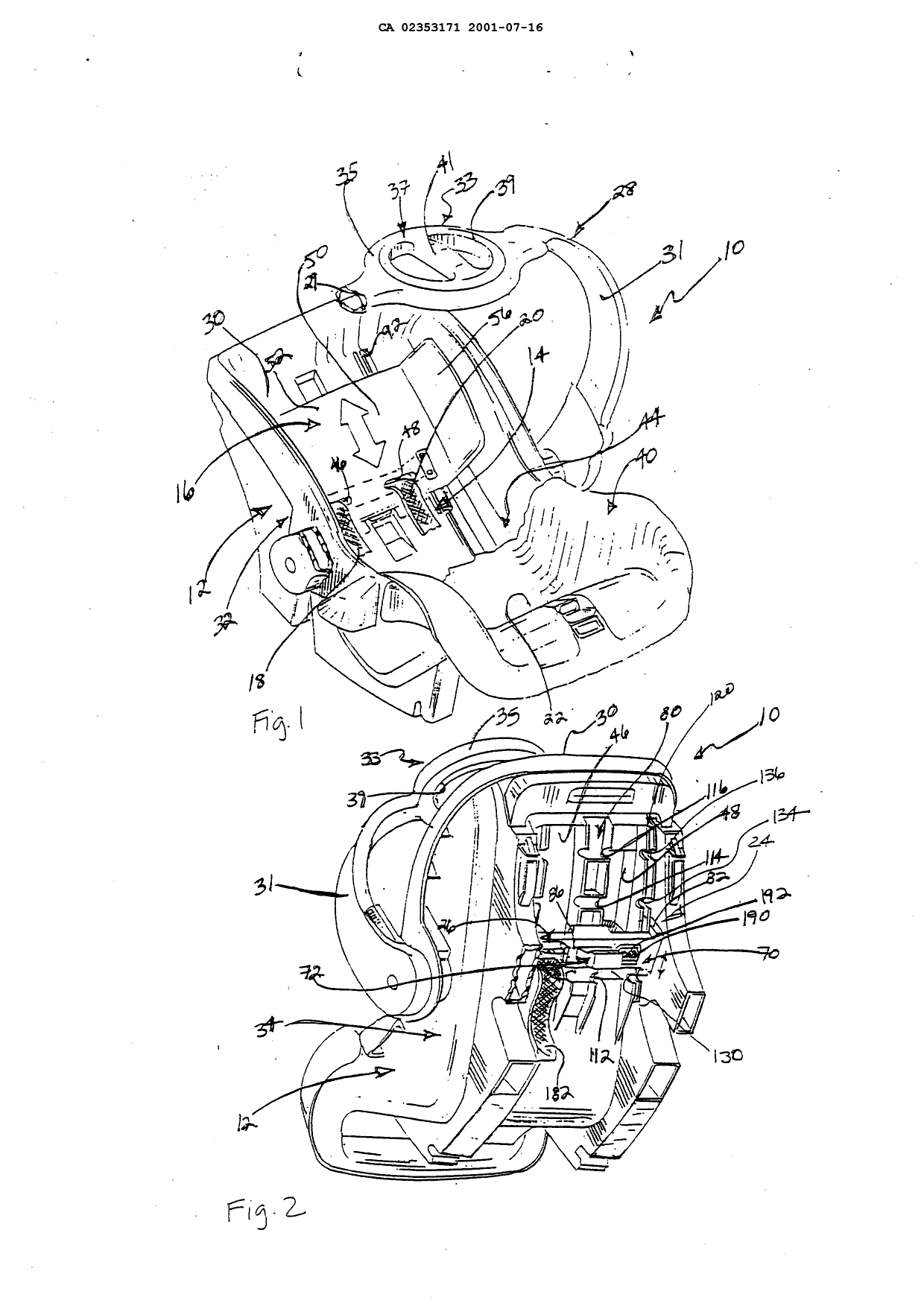 Canadian Patent Document 2353171. Drawings 20010716. Image 1 of 10