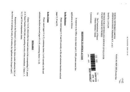Document de brevet canadien 2353250. Poursuite-Amendment 20081202. Image 1 de 27