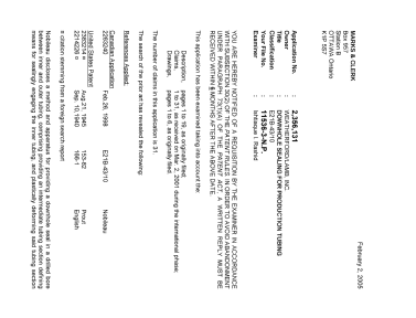 Document de brevet canadien 2356131. Poursuite-Amendment 20041202. Image 1 de 3