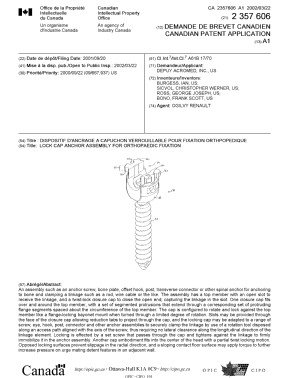 Canadian Patent Document 2357606. Cover Page 20020322. Image 1 of 1