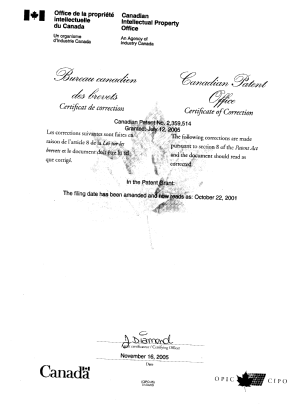 Canadian Patent Document 2359514. Prosecution-Amendment 20051116. Image 2 of 2