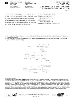 Document de brevet canadien 2359534. Page couverture 20011123. Image 1 de 1