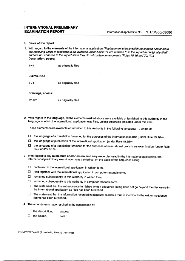 Document de brevet canadien 2361384. PCT 20010730. Image 2 de 8