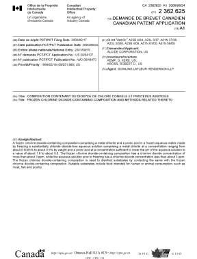 Document de brevet canadien 2362625. Page couverture 20011220. Image 1 de 1