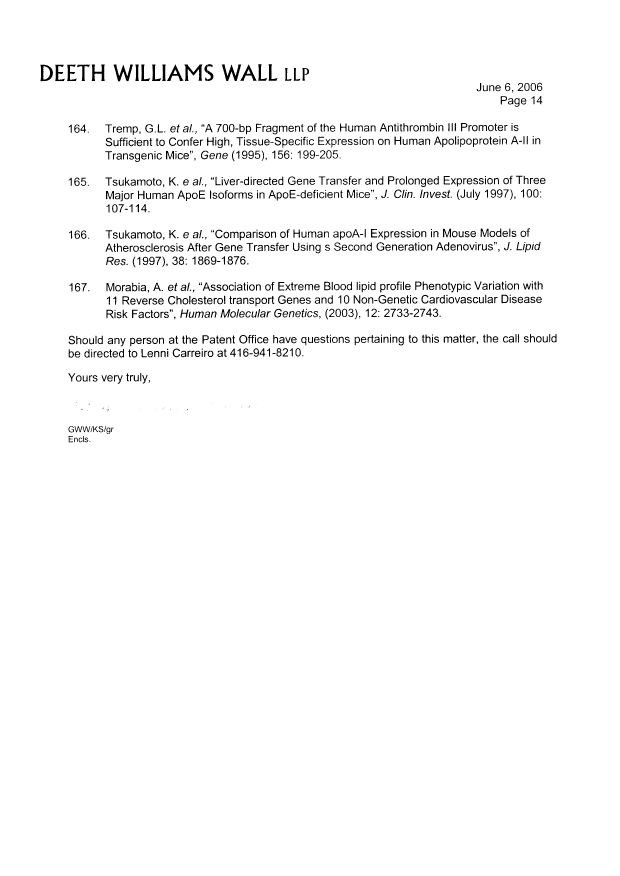 Document de brevet canadien 2363486. Poursuite-Amendment 20060606. Image 14 de 14