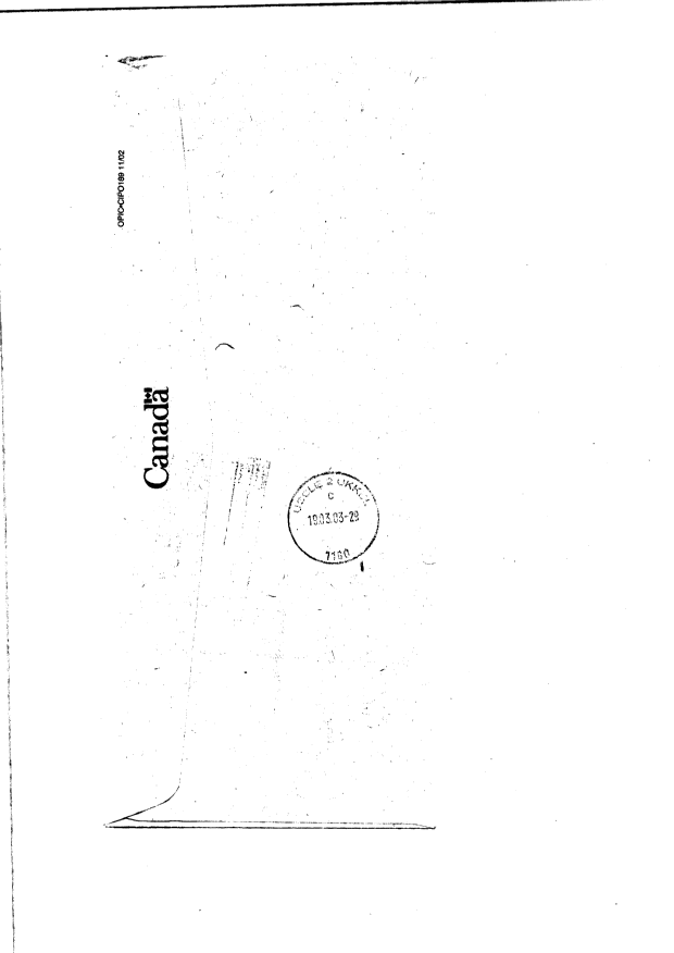 Document de brevet canadien 2363717. Correspondance 20030113. Image 3 de 3