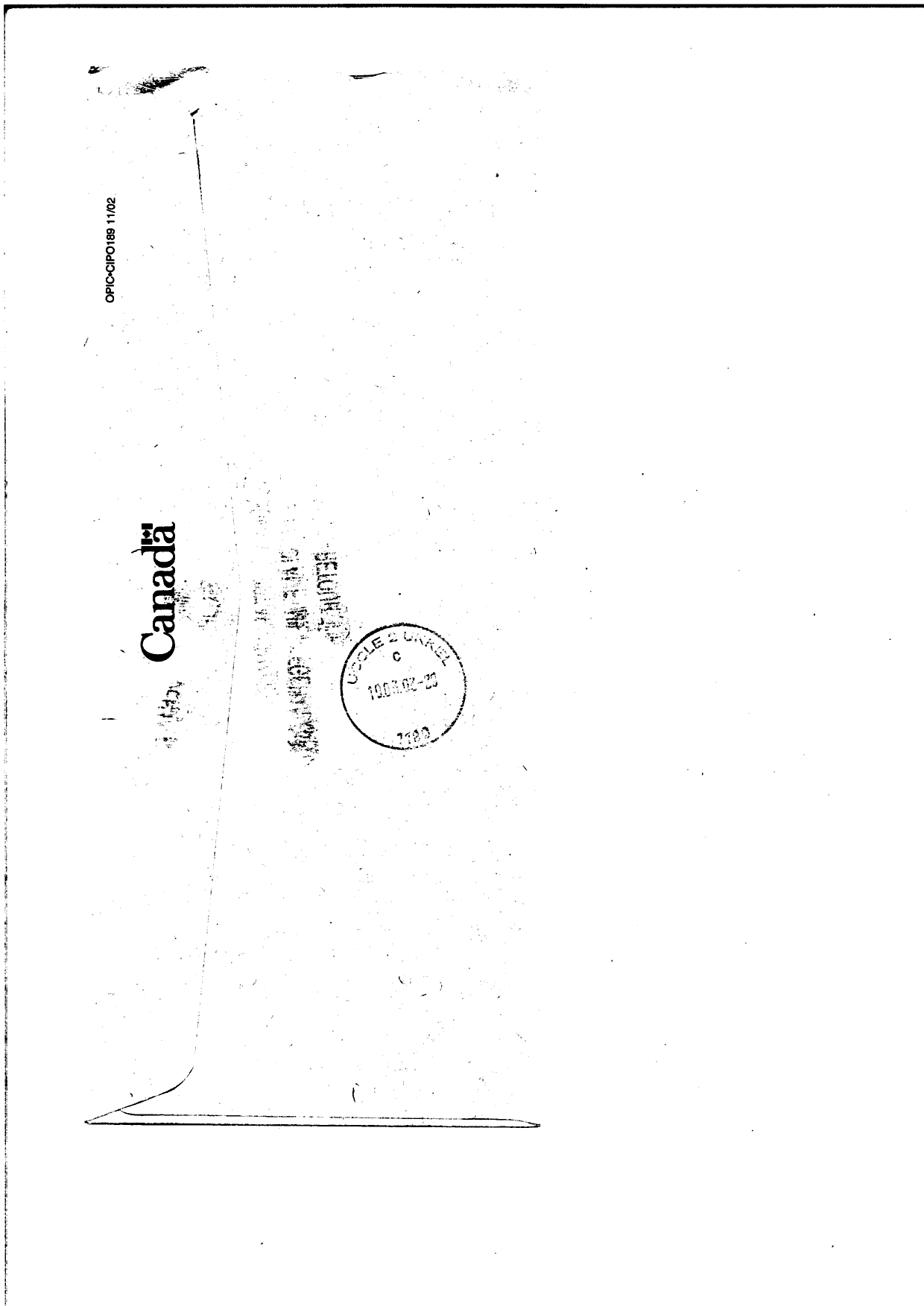 Canadian Patent Document 2363717. Correspondence 20030113. Image 4 of 4