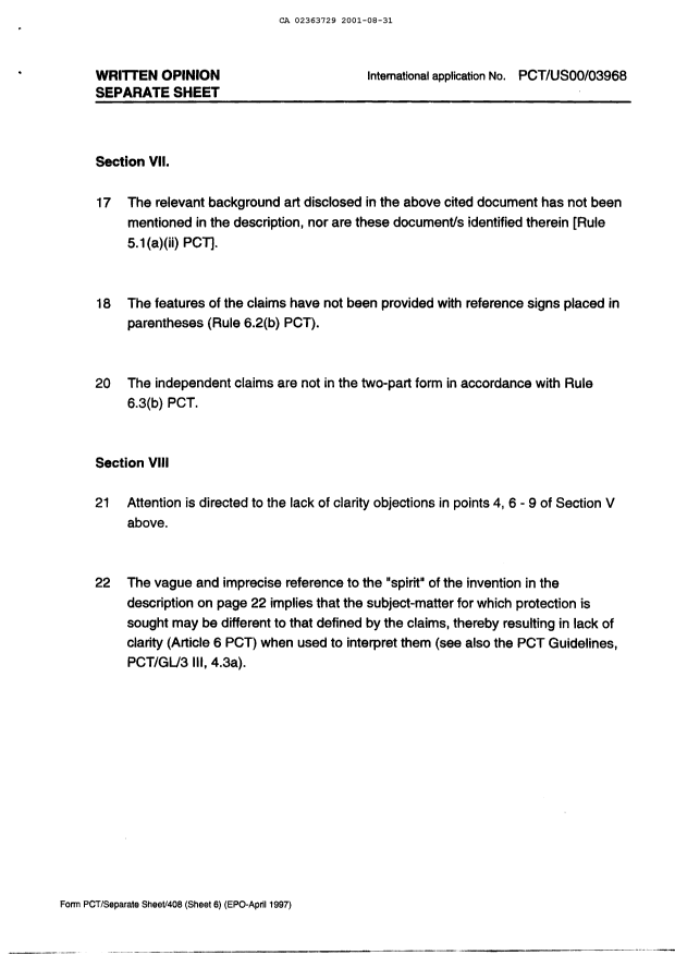 Document de brevet canadien 2363729. PCT 20010831. Image 10 de 10