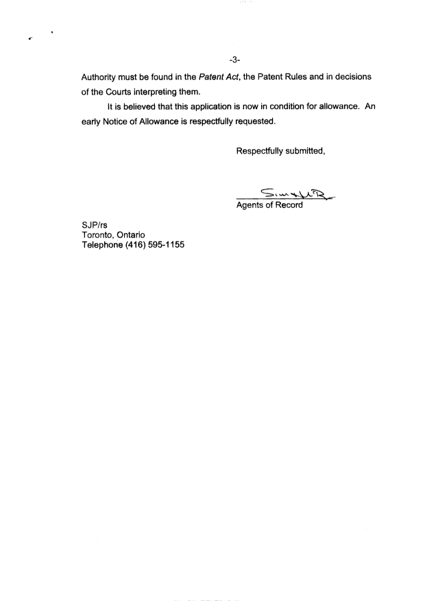 Document de brevet canadien 2365167. Poursuite-Amendment 20030206. Image 3 de 3