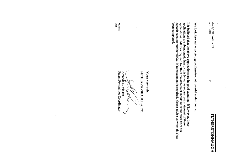 Canadian Patent Document 2365287. Assignment 20050323. Image 2 of 11