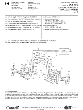 Canadian Patent Document 2366700. Cover Page 20040429. Image 1 of 1