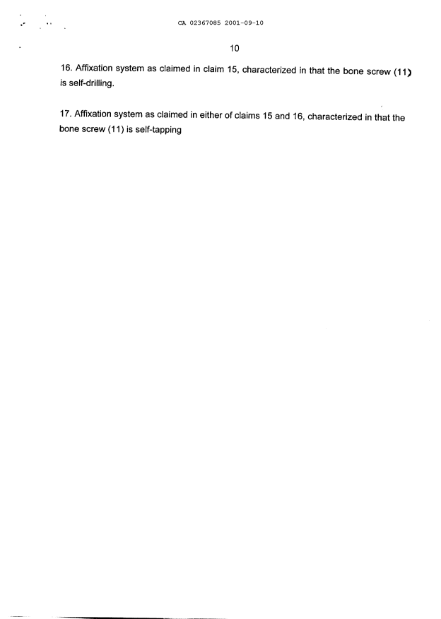 Document de brevet canadien 2367085. Revendications 20010910. Image 3 de 3