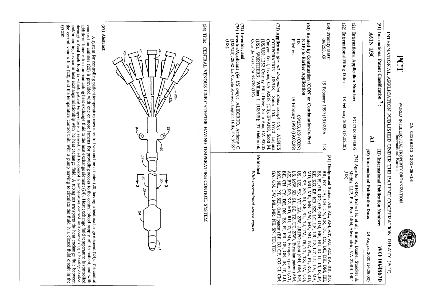 Canadian Patent Document 2368243. Abstract 20010816. Image 1 of 1