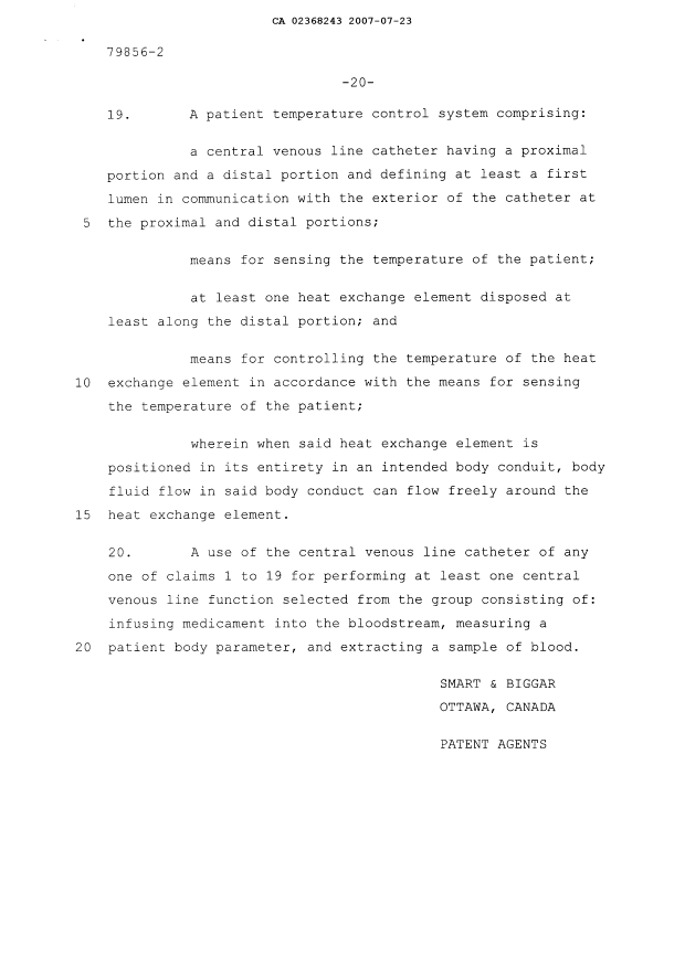 Canadian Patent Document 2368243. Prosecution-Amendment 20070723. Image 7 of 7