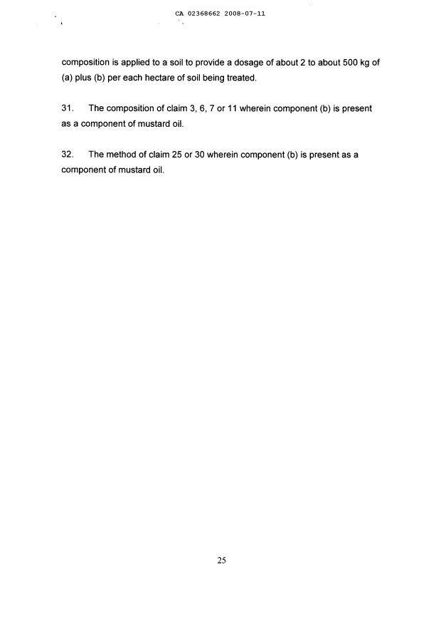 Document de brevet canadien 2368662. Revendications 20080711. Image 4 de 4