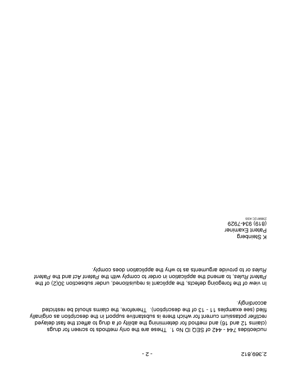 Document de brevet canadien 2369812. Poursuite-Amendment 20091219. Image 2 de 2