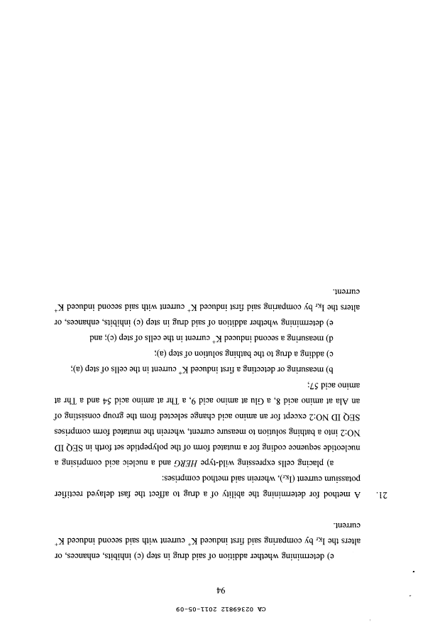 Document de brevet canadien 2369812. Revendications 20101209. Image 5 de 5