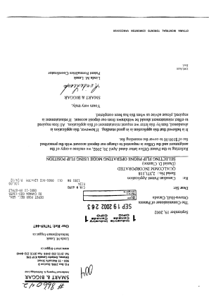 Document de brevet canadien 2371118. Cession 20011219. Image 1 de 4