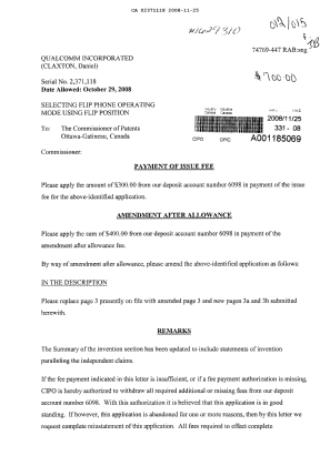 Document de brevet canadien 2371118. Poursuite-Amendment 20071225. Image 1 de 5