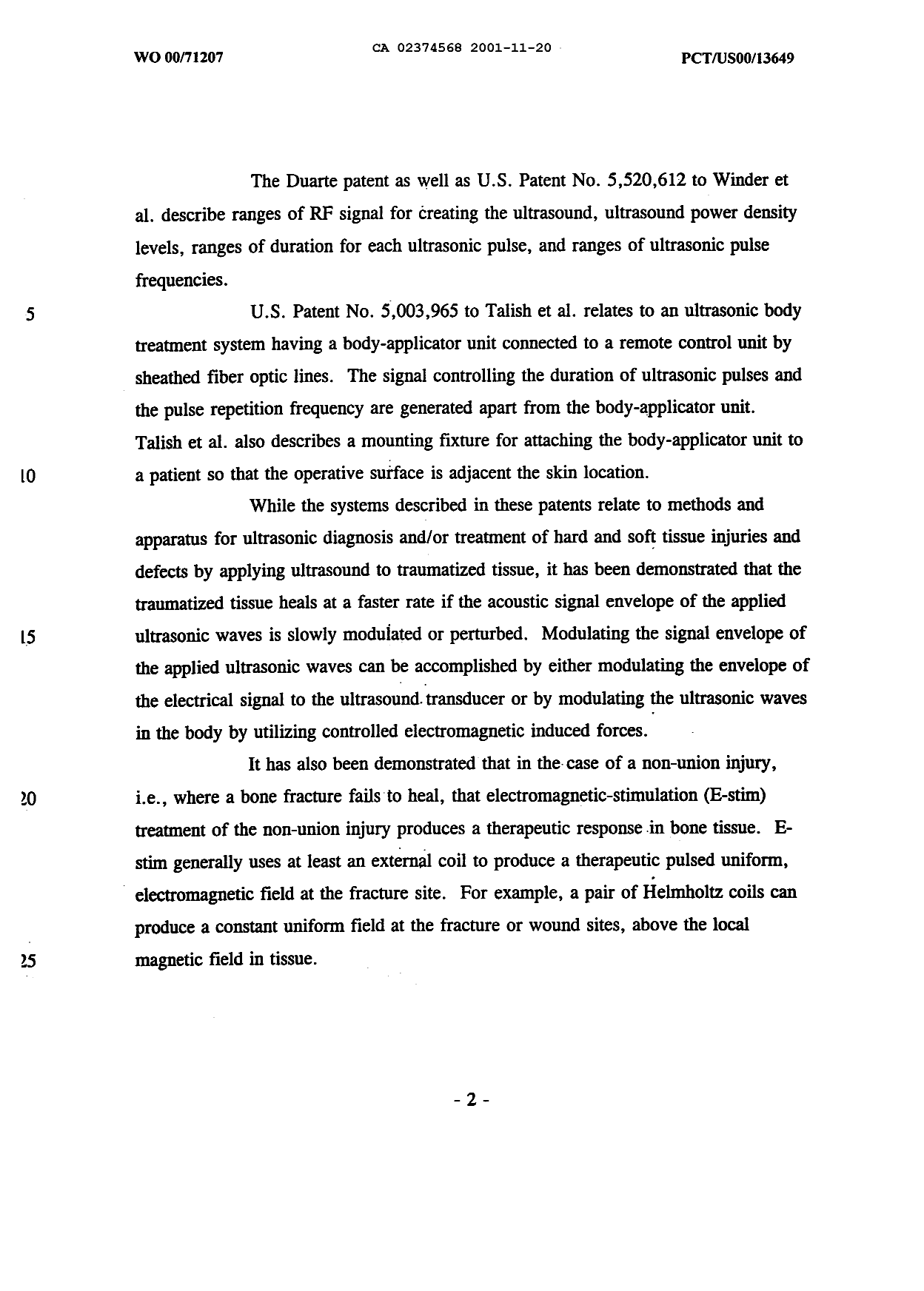 Canadian Patent Document 2374568. Description 20011120. Image 2 of 25