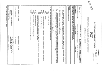 Document de brevet canadien 2376459. PCT 20001207. Image 1 de 3