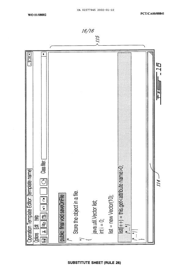 Canadian Patent Document 2377945. Drawings 20011210. Image 16 of 16