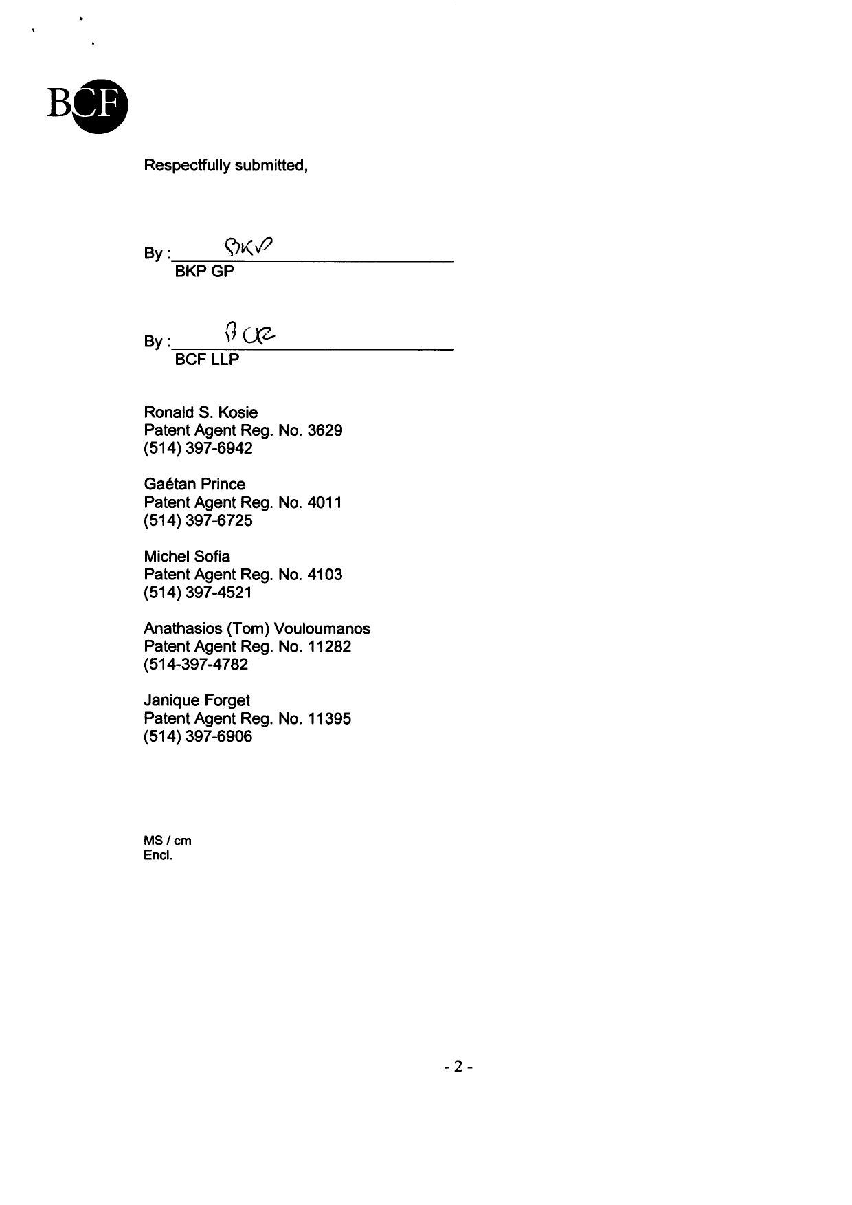 Canadian Patent Document 2377945. Correspondence 20061231. Image 2 of 5