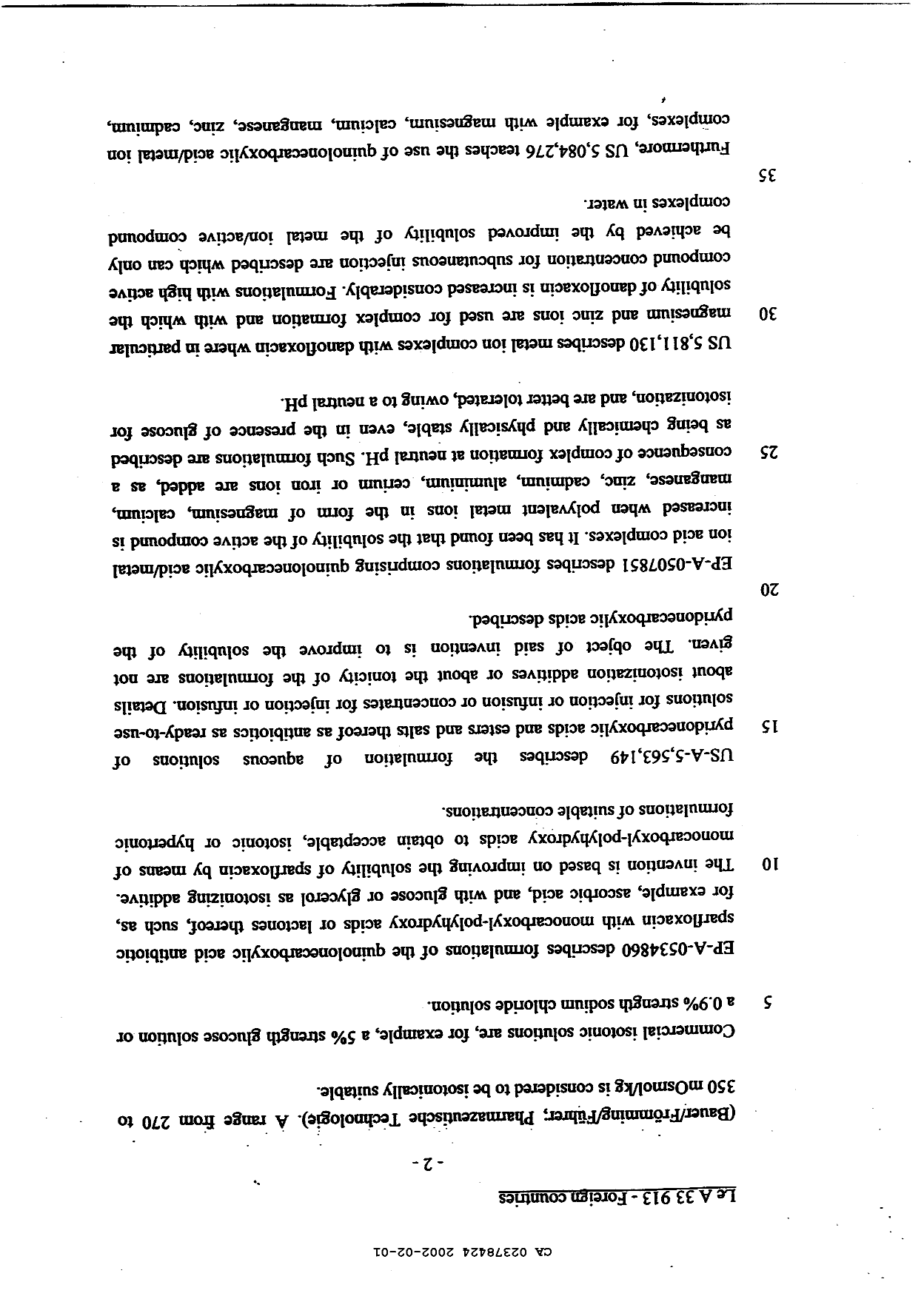 Document de brevet canadien 2378424. Description 20071225. Image 2 de 15