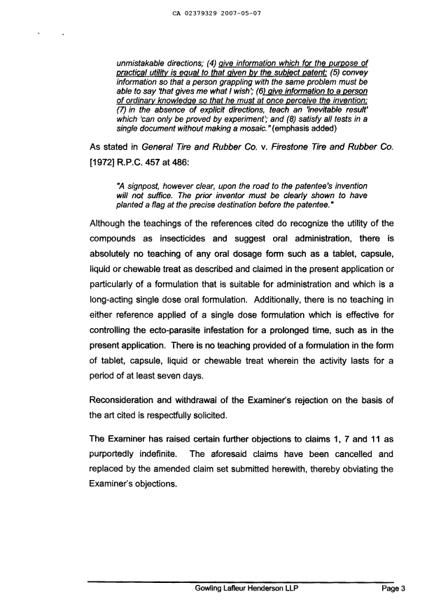 Canadian Patent Document 2379329. Prosecution-Amendment 20061207. Image 3 of 5