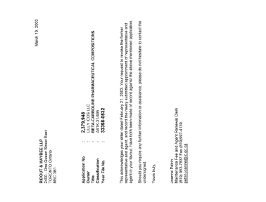Canadian Patent Document 2379948. Correspondence 20021219. Image 1 of 1