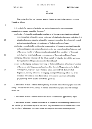 Document de brevet canadien 2381811. Revendications 20020206. Image 1 de 28