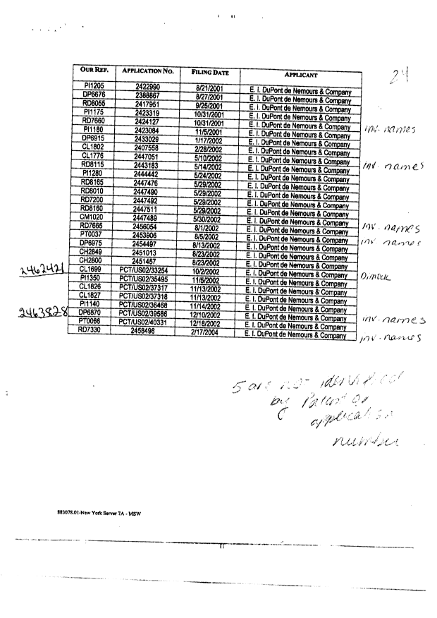 Document de brevet canadien 2382166. Correspondance 20040708. Image 8 de 8