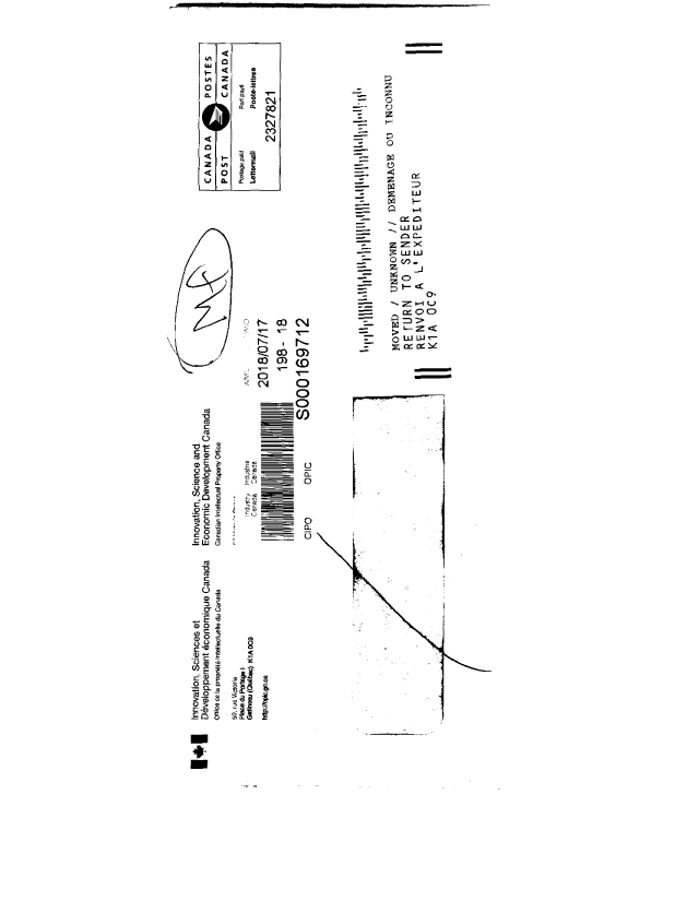 Canadian Patent Document 2383341. Returned mail 20180717. Image 2 of 2