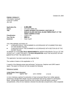 Canadian Patent Document 2384298. Prosecution-Amendment 20051026. Image 1 of 3