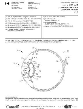 Document de brevet canadien 2384923. Page couverture 20081112. Image 1 de 2
