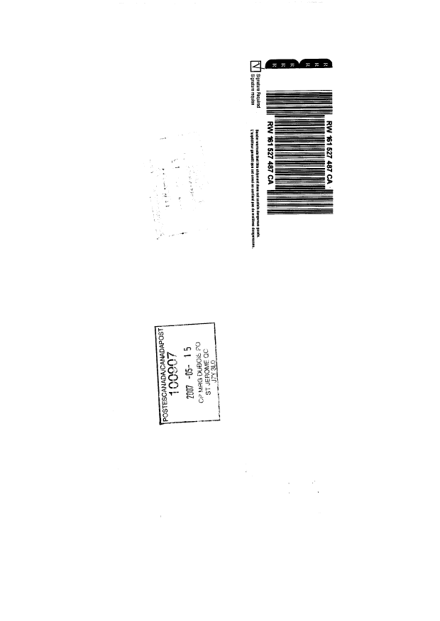 Document de brevet canadien 2385608. Taxes 20070515. Image 3 de 3