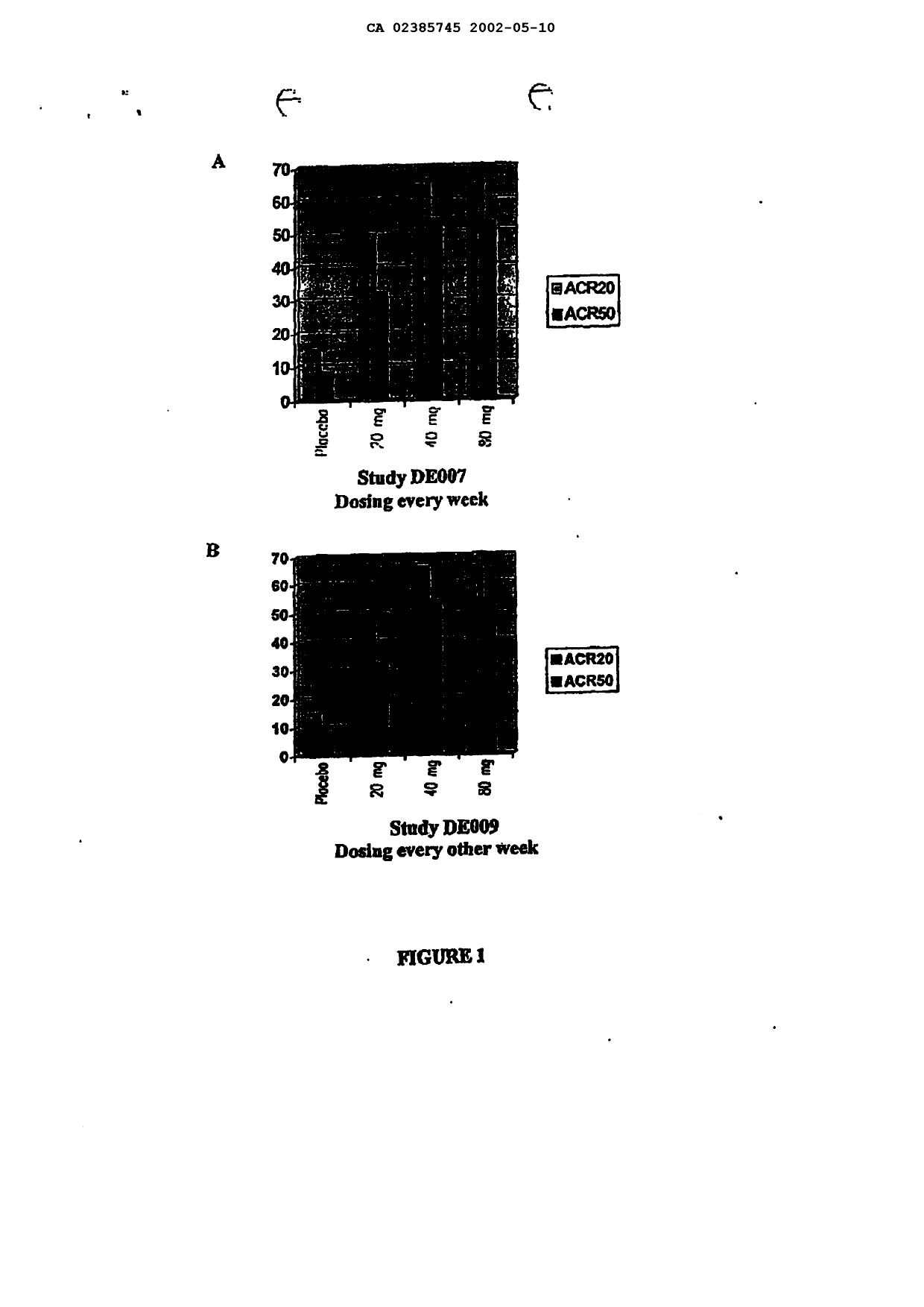 Document de brevet canadien 2385745. Dessins 20011210. Image 1 de 6