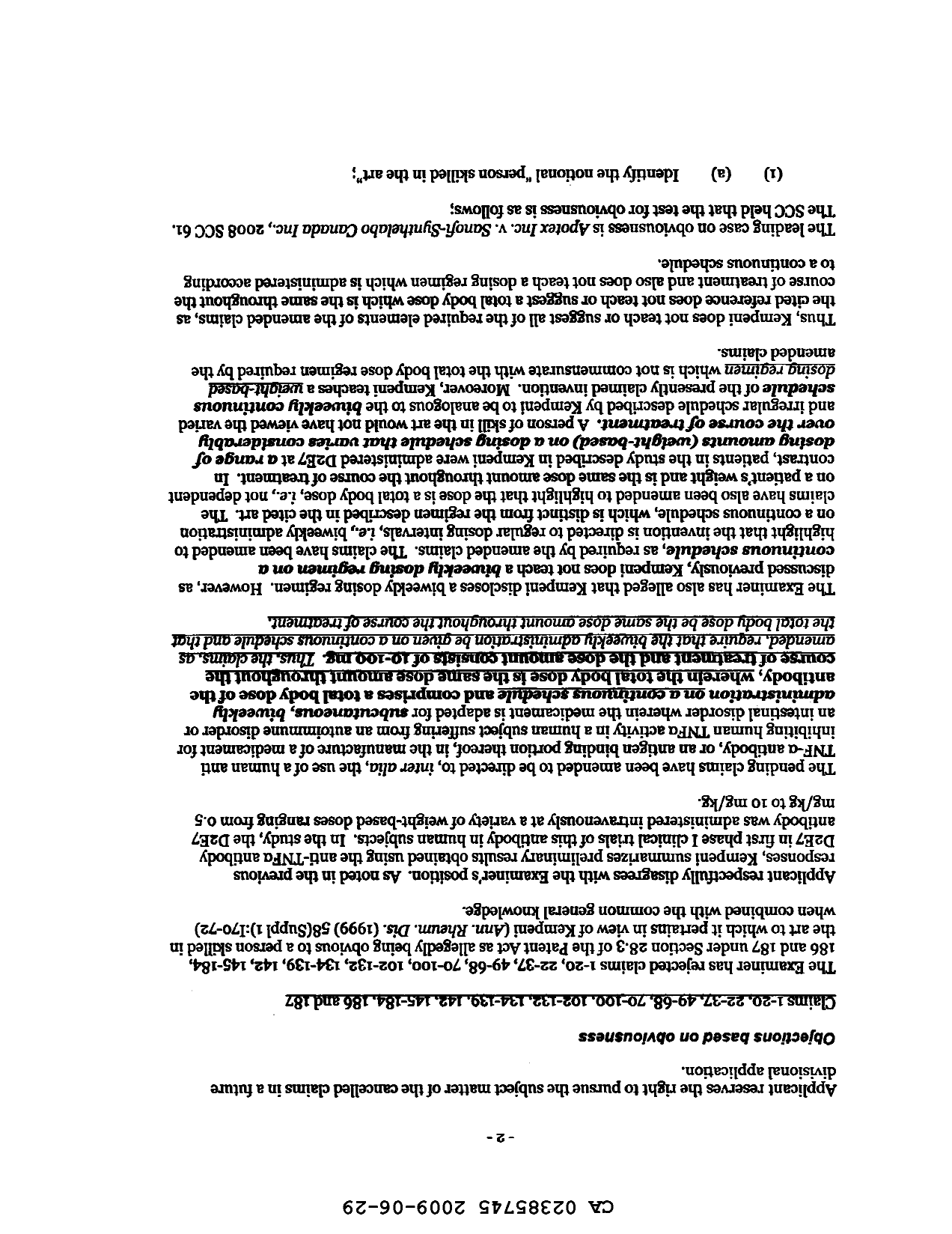 Document de brevet canadien 2385745. Poursuite-Amendment 20081229. Image 2 de 93