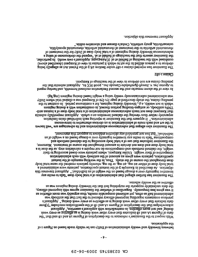 Canadian Patent Document 2385745. Prosecution-Amendment 20081229. Image 4 of 93