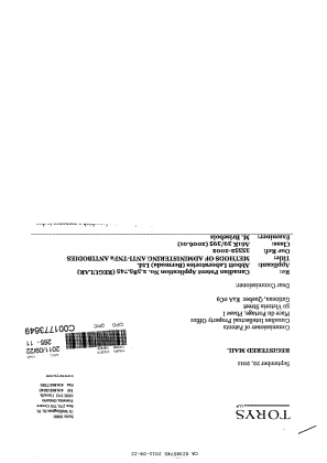 Canadian Patent Document 2385745. Prosecution-Amendment 20101222. Image 2 of 2