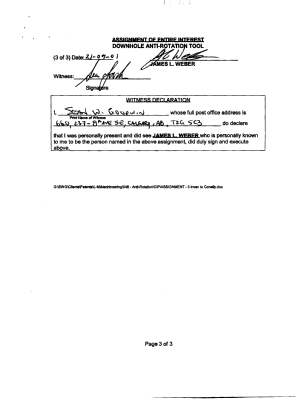 Canadian Patent Document 2386026. Assignment 20021115. Image 7 of 7