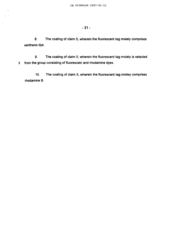 Canadian Patent Document 2386166. Prosecution-Amendment 20070111. Image 4 of 4