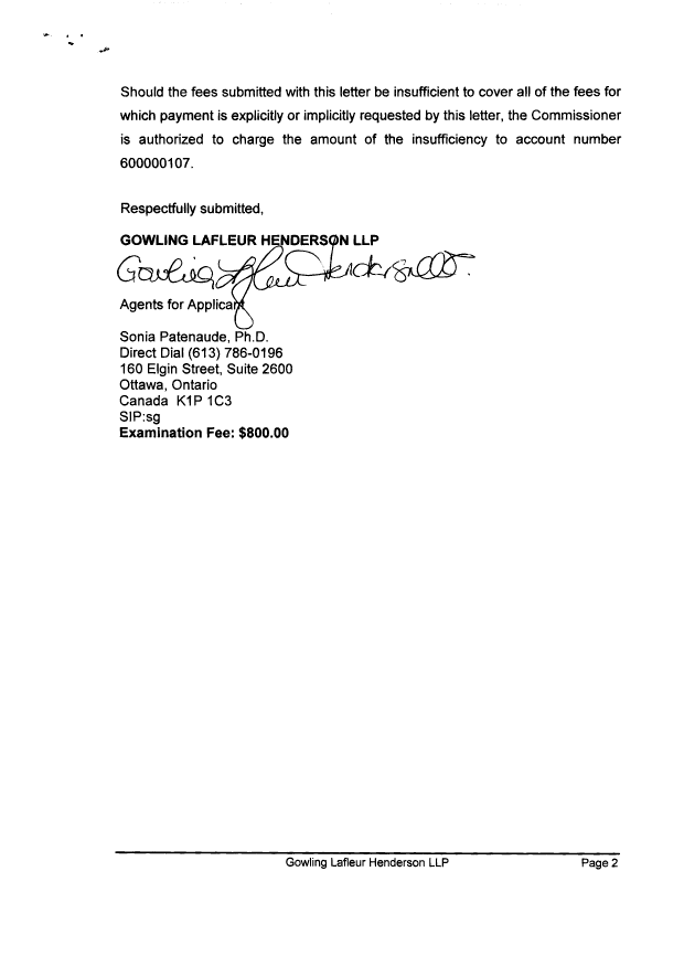 Document de brevet canadien 2387177. Poursuite-Amendment 20070514. Image 2 de 2
