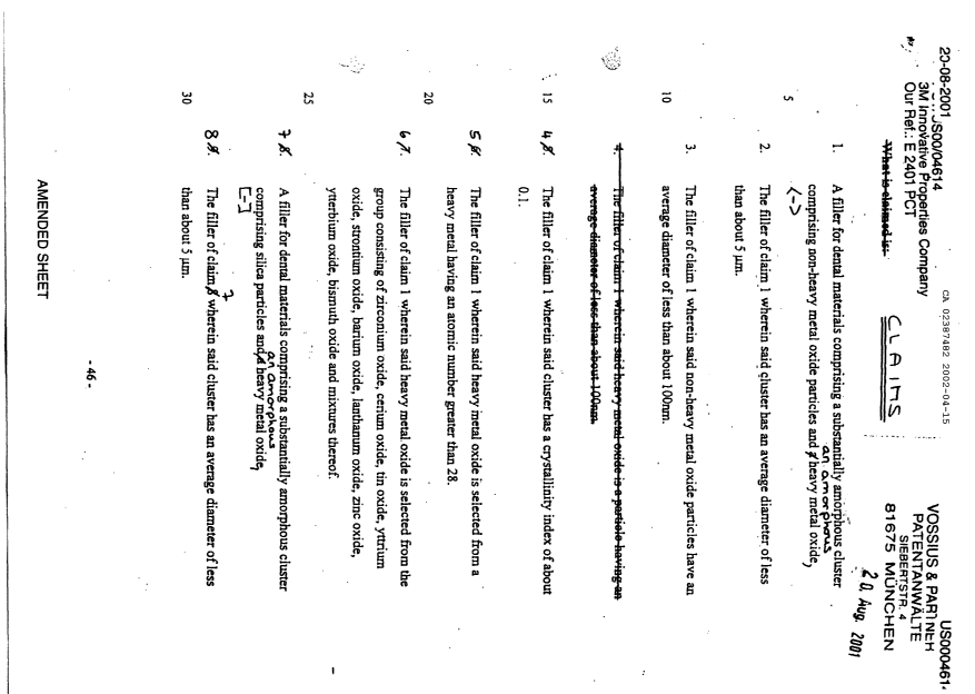 Document de brevet canadien 2387482. Revendications 20020415. Image 1 de 7