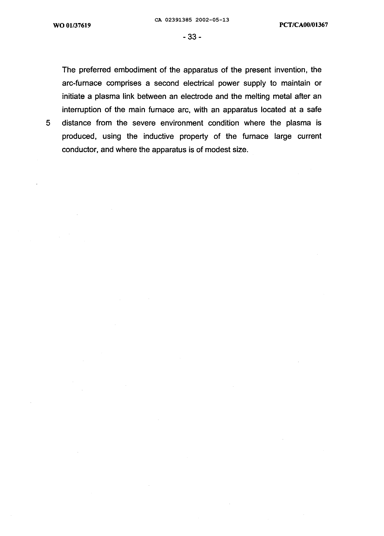 Document de brevet canadien 2391385. Description 20011213. Image 33 de 33