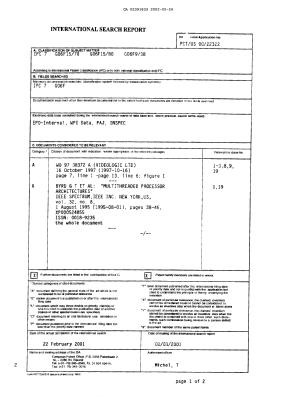 Document de brevet canadien 2391833. PCT 20020226. Image 1 de 5