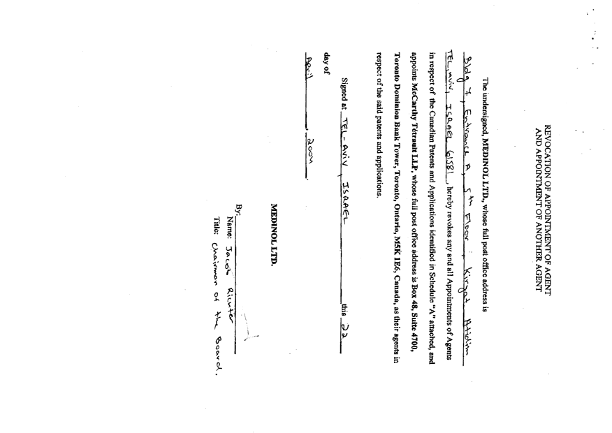 Canadian Patent Document 2393663. Correspondence 20040629. Image 2 of 3