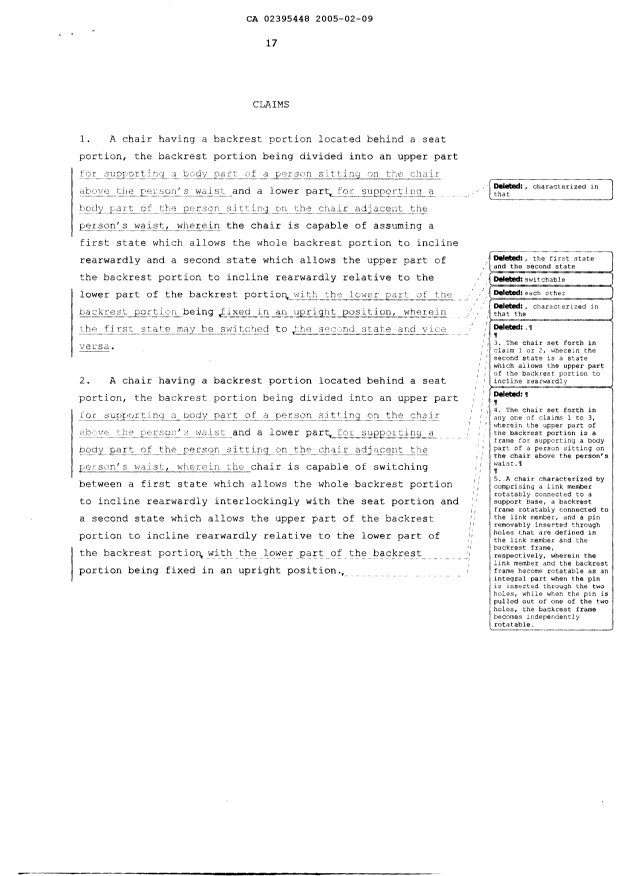 Canadian Patent Document 2395448. Prosecution-Amendment 20050209. Image 3 of 4