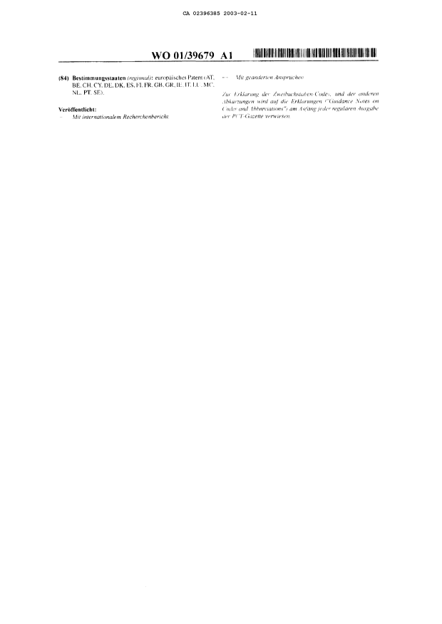 Document de brevet canadien 2396385. PCT 20030211. Image 11 de 11